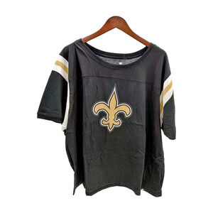 NFL Women's Team Logo Short Sleeve T-Shirt Saints - Regular